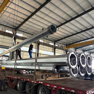 30m ulična svetilka enojna roka z več svetilki